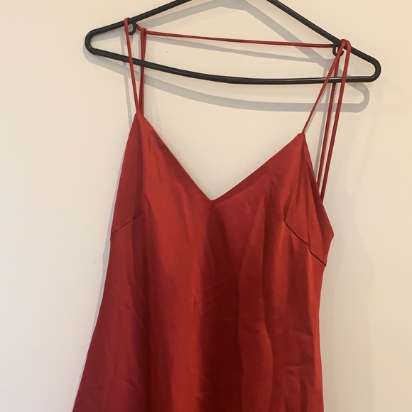 BCBG Slip Dress Red - Picture 5 of 5